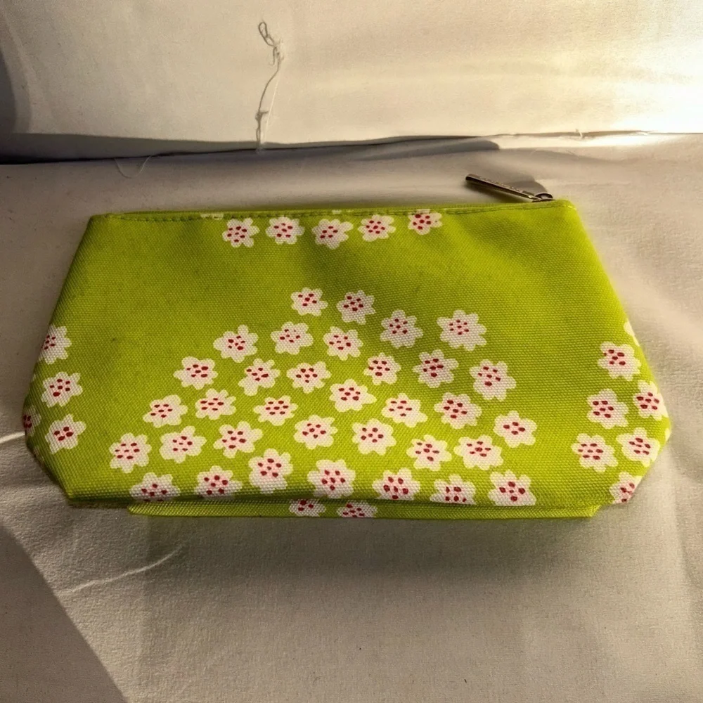 Marimekko for Clinique Bag Makeup Holder Cometic Bag Floral Zipper Pouch Carrier